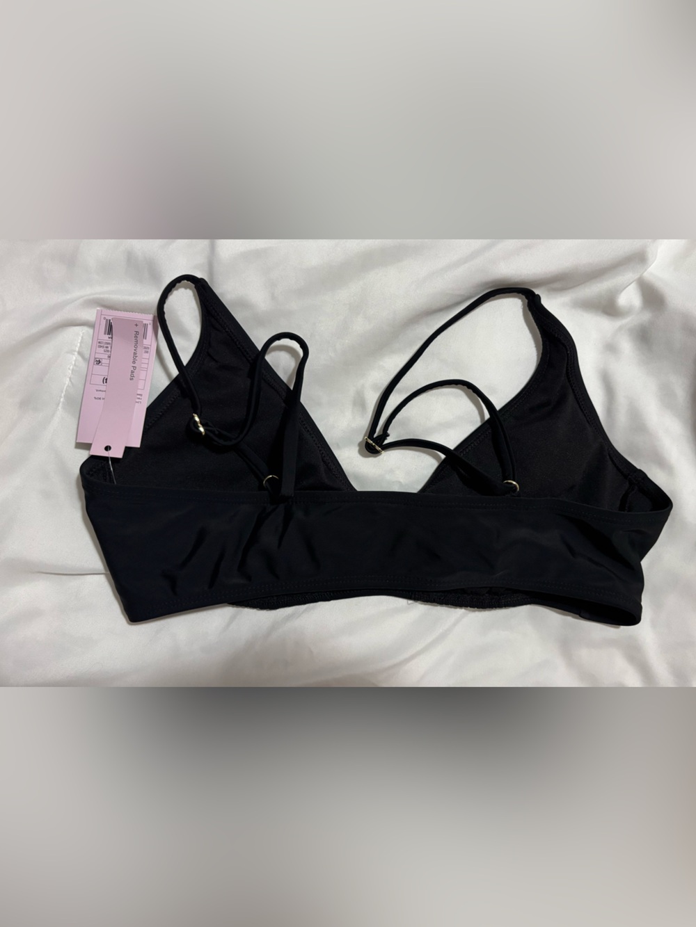 wild fable Black Bandeau Bikini top